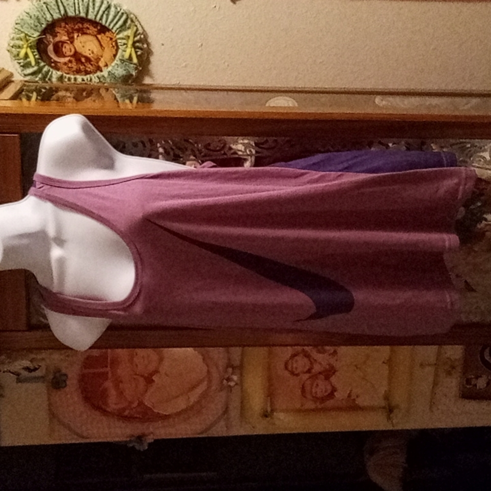 NIKE,Dri-Fit, Loose Fitting, Purple & Lavender, Tank Top💜